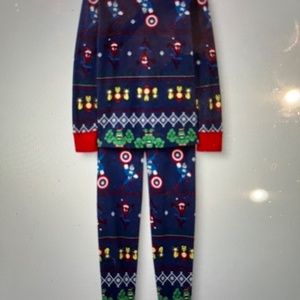Hannah Andersson Marvel Superhero PJs.  Size 110 (Size 5) NWT